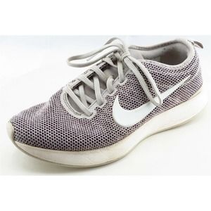 Nike Dualtone Racer Size 7 M Beige‎ Lace Up Running Fabric Shoes